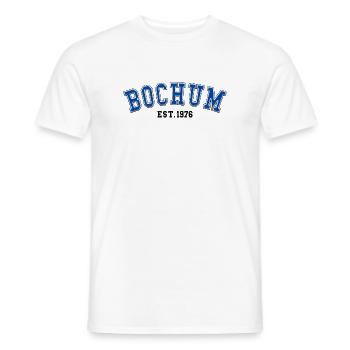 Bochum Fondé en 1976 - T-shirt homme - blanc - Devant - AI Model Male 178 dark (178cm)