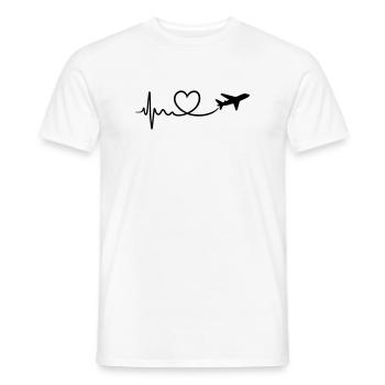 Amour du voyage - T-shirt homme - blanc - Devant - AI Model Male 178 dark (178cm)