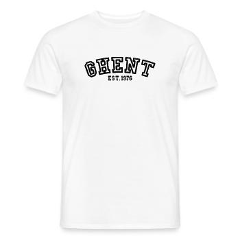 Gand Fondé en 1976 - T-shirt homme - blanc - Devant - AI Model Male 178 dark (178cm)