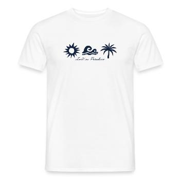 LostinParadise - Männer T-Shirt - Weiß - Vorne - AI Model Male 178 dark (178cm)