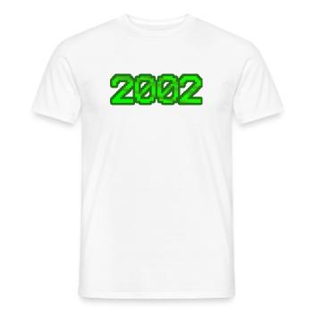 Nerd 2002 - Männer T-Shirt - Weiß - Vorne - AI Model Male 178 dark (178cm)