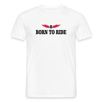Cadeaux drôles pour les motards - T-shirt homme - blanc - Devant - AI Model Male 178 dark (178cm)