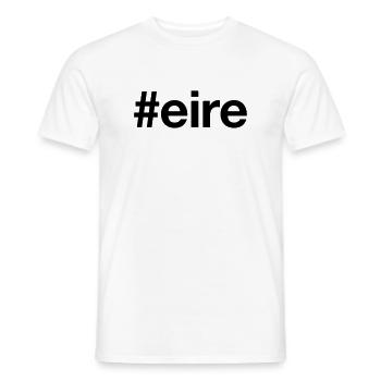 Irlande Hashtag Irlande - T-shirt homme - blanc - Devant - AI Model Male 178 dark (178cm)