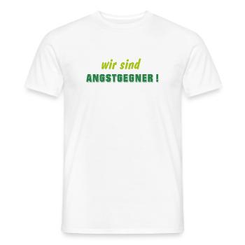 Angstgegner FC St. Gallen Fussball  Espenmoos - Männer T-Shirt - Weiß - Vorne - AI Model Male 178 dark (178cm)