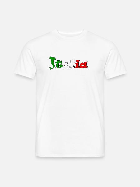 T-shirt logo Italia - Men's T-Shirt - white