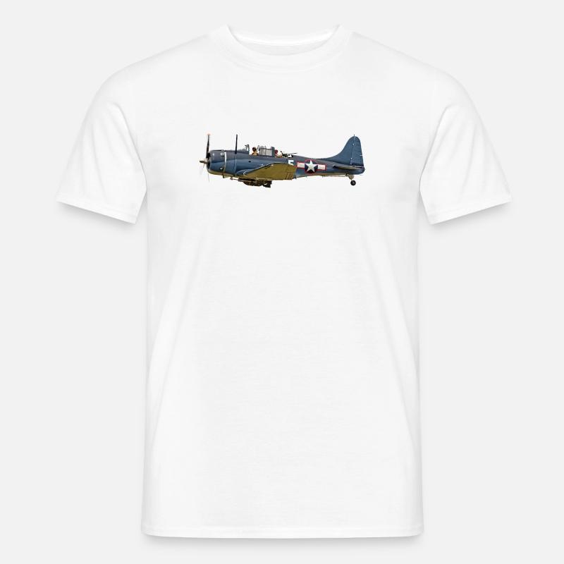 SBD Dauntless - Männer T-Shirt - Weiß