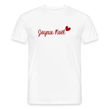 WEIHNACHTEN. FROHE WEIHNACHTEN. FROHE WEIHNACHTEN. WEIHNACHTSMANN - Männer T-Shirt - Weiß - Vorne - AI Model Male 178 dark (178cm)