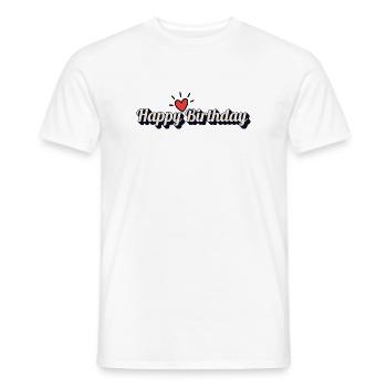 Happy Birthday - Männer T-Shirt - Weiß - Vorne - AI Model Male 178 dark (178cm)