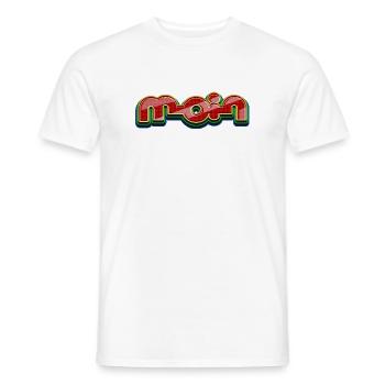 Hello - Men's T-Shirt - white - Front - AI Model Male 178 dark (178cm)