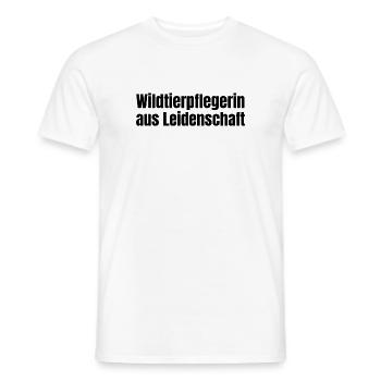 Wildtierpflegerin aus Leidenschaft Natur Geschenk - Männer T-Shirt - Weiß - Vorne - AI Model Male 178 dark (178cm)