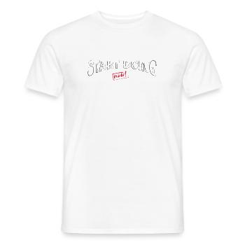 Start Doing now - Men's T-Shirt - white - Front - AI Model Male 178 dark (178cm)