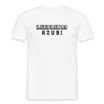 Lieblings Azubi Tshirt white - Männer T-Shirt - Weiß - Vorne - AI Model Male 178 dark (178cm)
