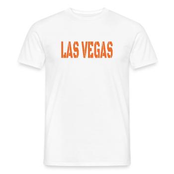 Las Vegas Design - Men's T-Shirt - white - Front - AI Model Male 178 dark (178cm)