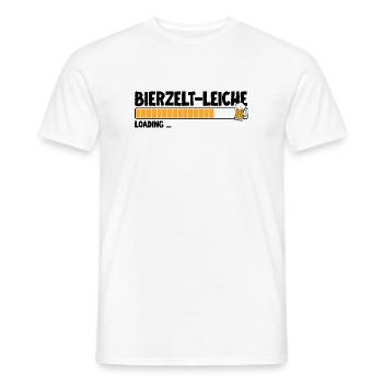 Bierbar Bierzeltleiche Bierfest Trinker - Männer T-Shirt - Weiß - Vorne - AI Model Male 178 dark (178cm)