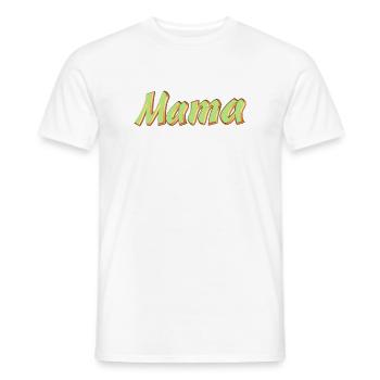 Kosename Mama 3D Style - Männer T-Shirt - Weiß - Vorne - AI Model Male 178 dark (178cm)