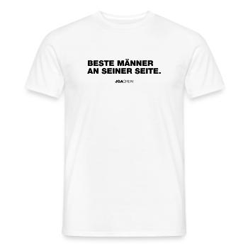 Beste Männer (JGA - Jungesellenabschied) - Männer T-Shirt - Weiß - Vorne - AI Model Male 178 dark (178cm)