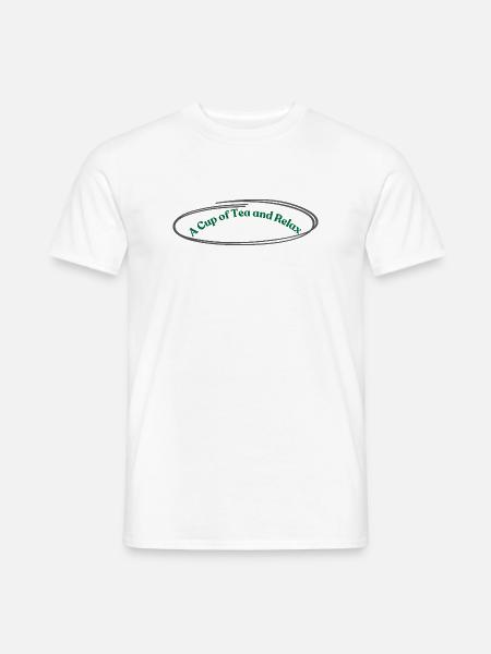 Tee und Entspannung Vintage Design - Männer T-Shirt - Weiß