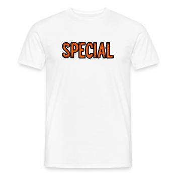 Special Offer Sign - Men's T-Shirt - white - Front - AI Model Male 178 dark (178cm)