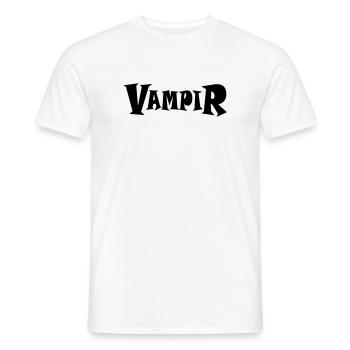 Vampire - T-shirt homme - blanc - Devant - AI Model Male 178 dark (178cm)