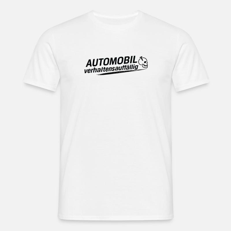 Automobile behaviorally problematic - Men's T-Shirt - white