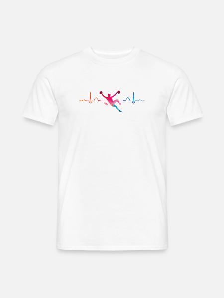 Boulderer Herzschlag Boulder Bouldern - Männer T-Shirt - Weiß