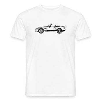 Convertible Car - Men's T-Shirt - white - Front - AI Model Male 178 dark (178cm)