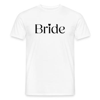 Bride  - Männer T-Shirt - Weiß - Vorne - AI Model Male 178 dark (178cm)