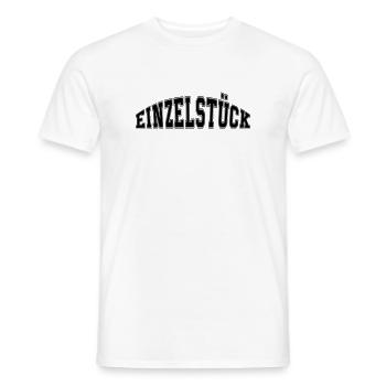 Einzelstück - Männer T-Shirt - Weiß - Vorne - AI Model Male 178 dark (178cm)