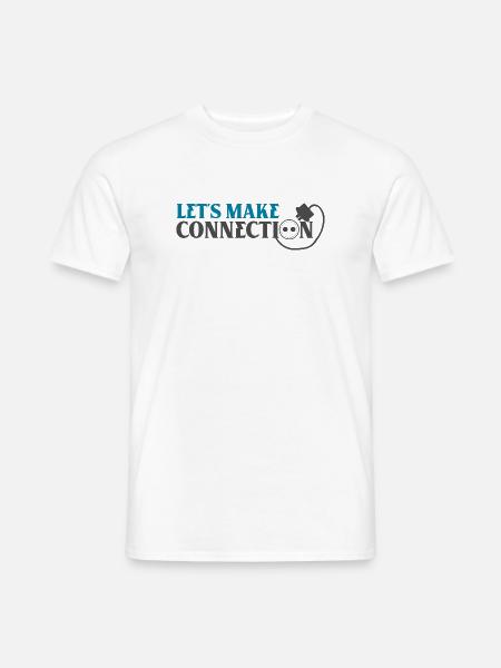 Verbindungsentdeckung - Männer T-Shirt - Weiß
