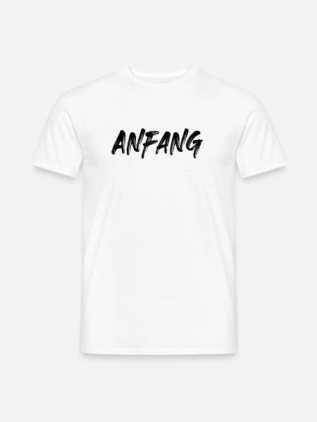 Anfang - Männer T-Shirt - Weiß