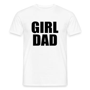 Girl dad - Männer T-Shirt - Weiß - Vorne - AI Model Male 178 dark (178cm)