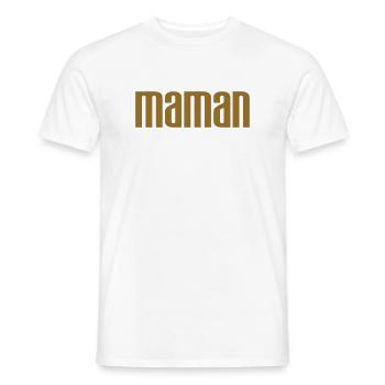 Mama / Muttertag - Männer T-Shirt - Weiß - Vorne - AI Model Male 178 dark (178cm)