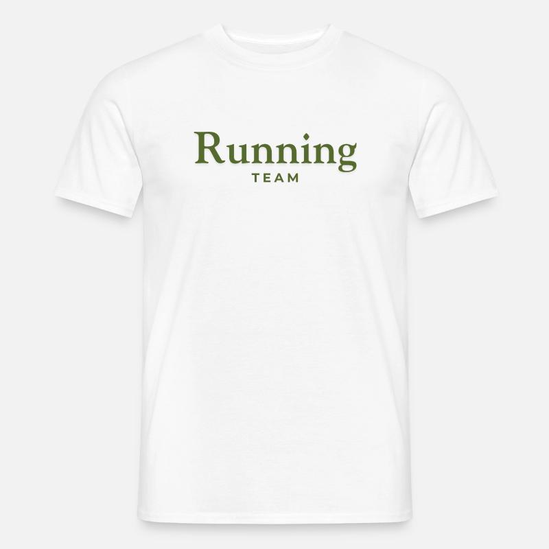 Équipe de course - T-shirt homme - blanc
