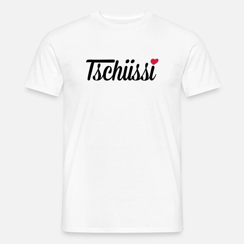 Tschüssi Herz - Männer T-Shirt - Weiß