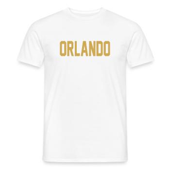Orlando - Männer T-Shirt - Weiß - Vorne - AI Model Male 178 dark (178cm)