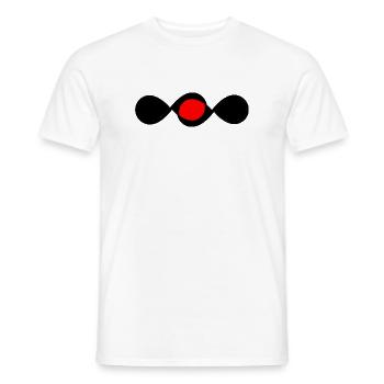Red Infinity Spotlight - Men's T-Shirt - white - Front - AI Model Male 178 dark (178cm)