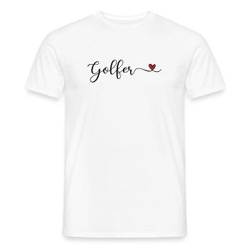 Golfer - Männer T-Shirt - Weiß - Vorne - AI Model Male 178 dark (178cm)