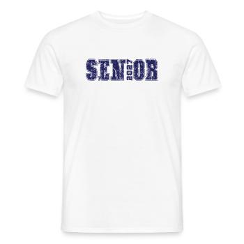 Remise des diplômes de terminale 2027 | Maillot de la promotion 2027 - T-shirt homme - blanc - Devant - AI Model Male 178 dark (178cm)