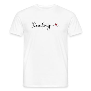 Lektüre - Männer T-Shirt - Weiß - Vorne - AI Model Male 178 dark (178cm)