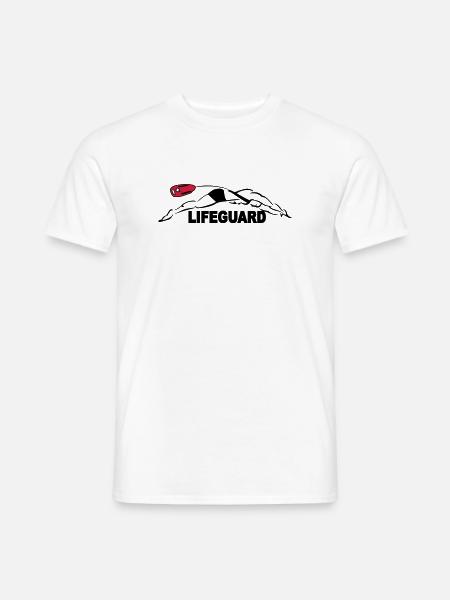 Lifeguard sauveteur aquatique - T-shirt homme - blanc