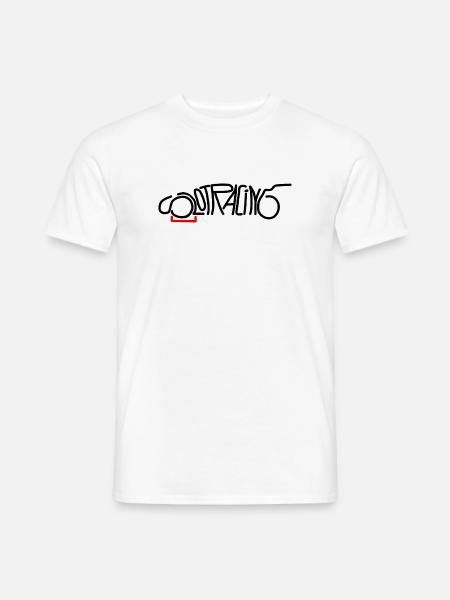 Slot racing slot car black / red - Men's T-Shirt - white