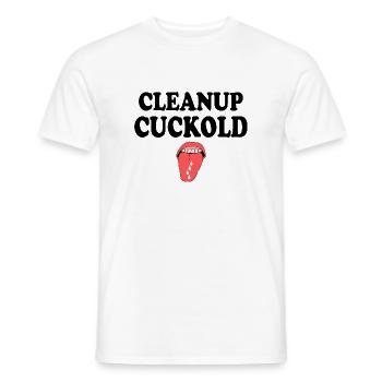 cuckold - Männer T-Shirt - Weiß - Vorne - AI Model Male 178 dark (178cm)