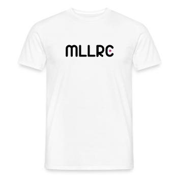 MLLRC DAS Original "Mallorca" rosa Herz - Männer T-Shirt - Weiß - Vorne - AI Model Male 178 dark (178cm)