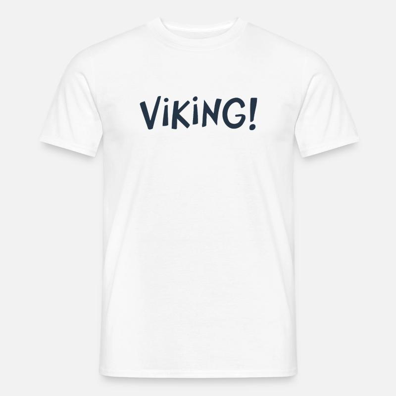 Viking Cree Grober Tippfehler - Männer T-Shirt - Weiß