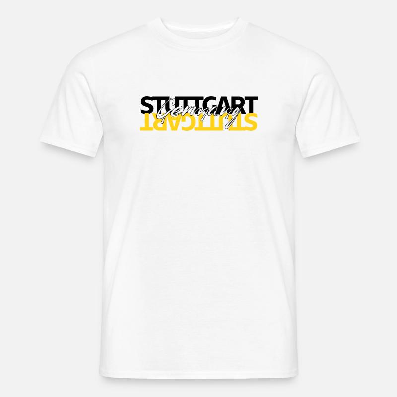 Stuttgart Germany - Männer T-Shirt - Weiß
