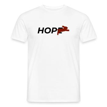 Hope Hop - Männer T-Shirt - Weiß - Vorne - AI Model Male 178 dark (178cm)