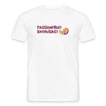 Passionsfrucht Enthusiast - Männer T-Shirt - Weiß - Vorne - AI Model Male 178 dark (178cm)