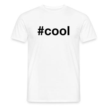 COOL Hashtag - Männer T-Shirt - Weiß - Vorne - AI Model Male 178 dark (178cm)
