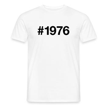 1976 Jahrgang 50 Jahre alt 50. Geburtstag - Männer T-Shirt - Weiß - Vorne - AI Model Male 178 dark (178cm)