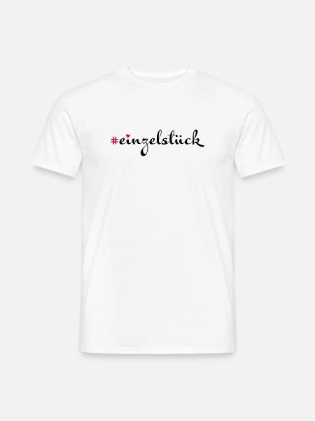 Einzelstück - Männer T-Shirt - Weiß